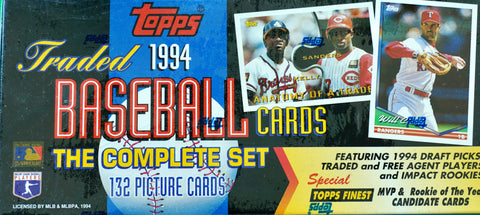 Topps Traded 1994 Baseball Cards The Complete Set